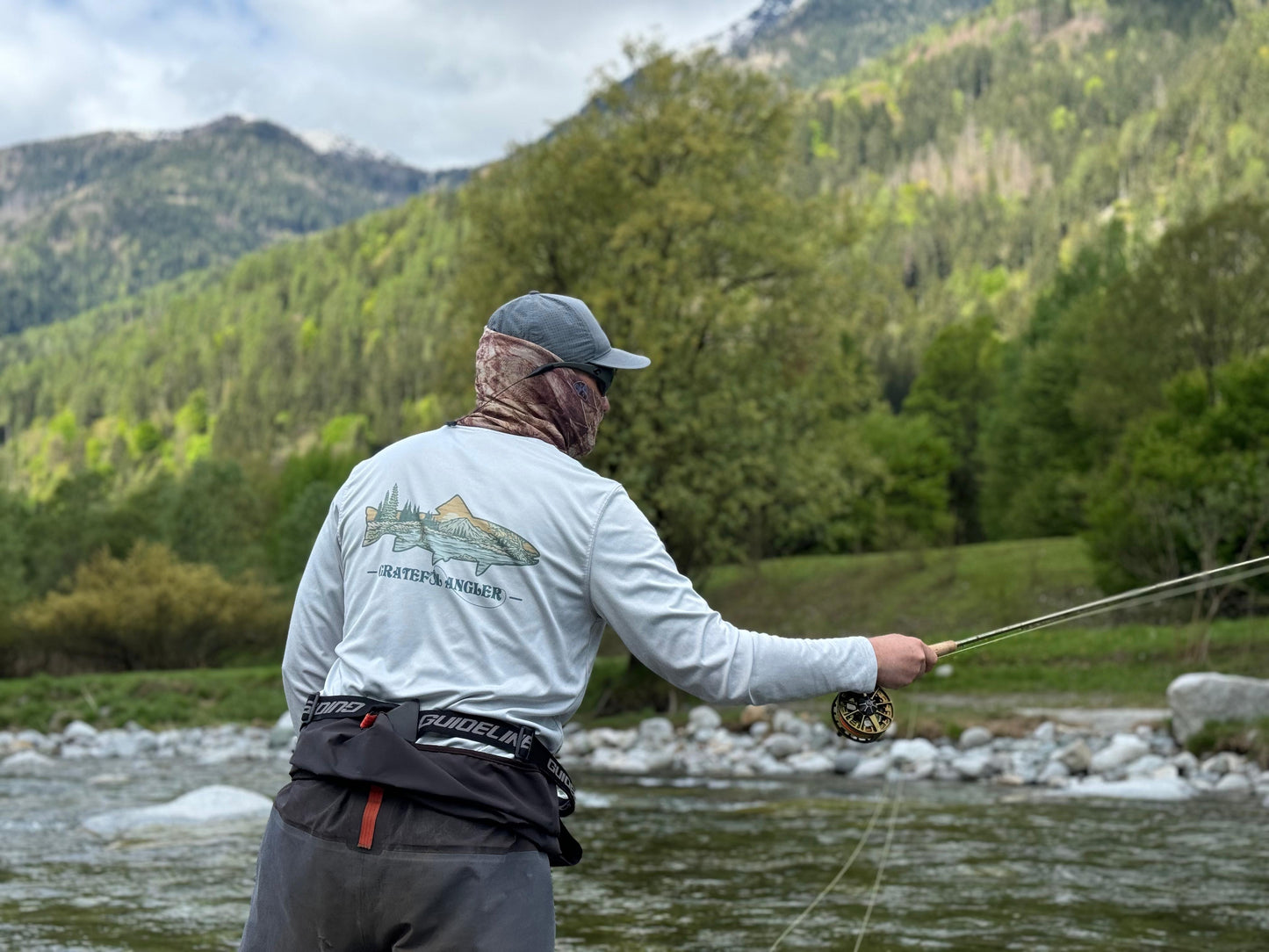 Grateful Angler Mountain Trout UV Shirt