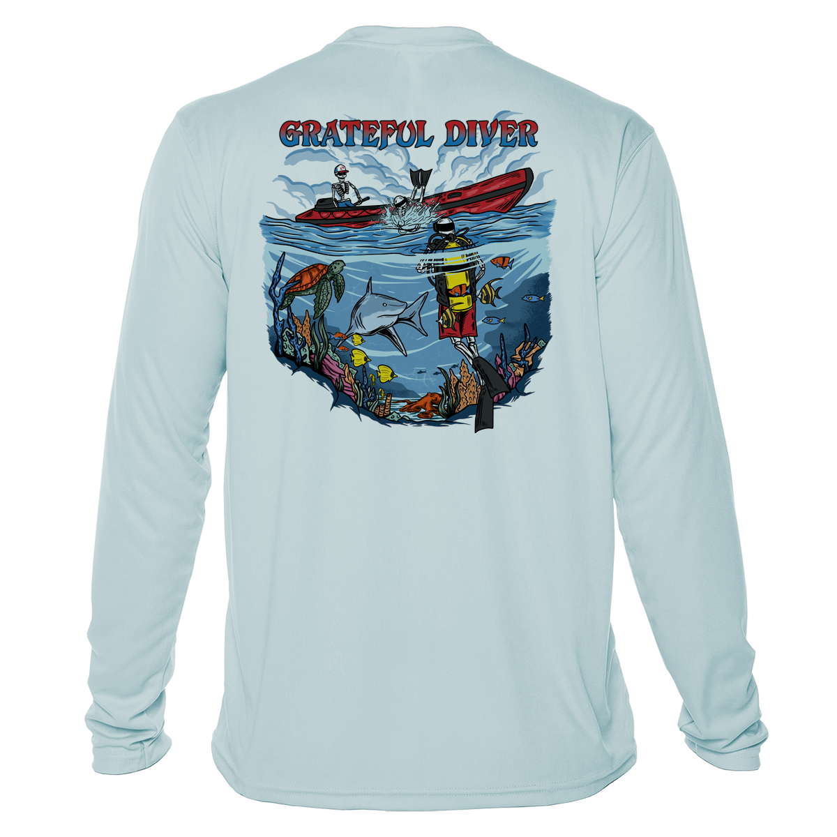 Grateful Diver Back Roll UV Shirt