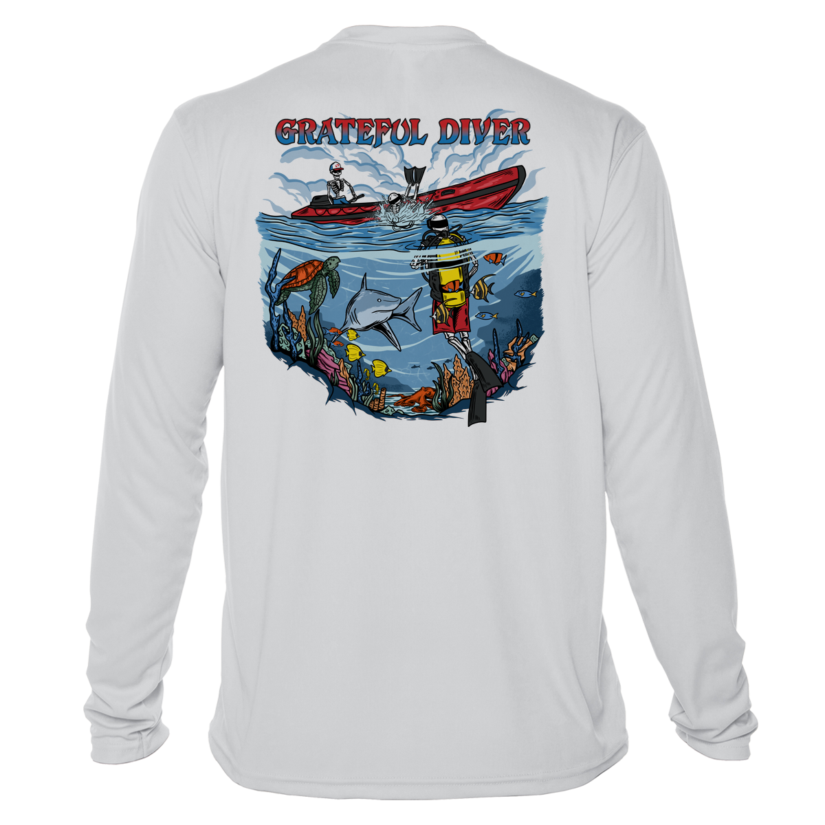 Grateful Diver Back Roll UV Shirt