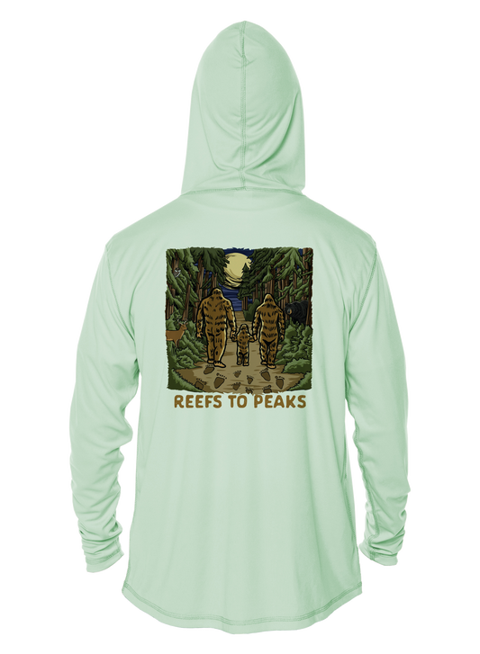 Sasquatch Stroll UPF 50+ Performance Hoodie | Reefs to Peaks