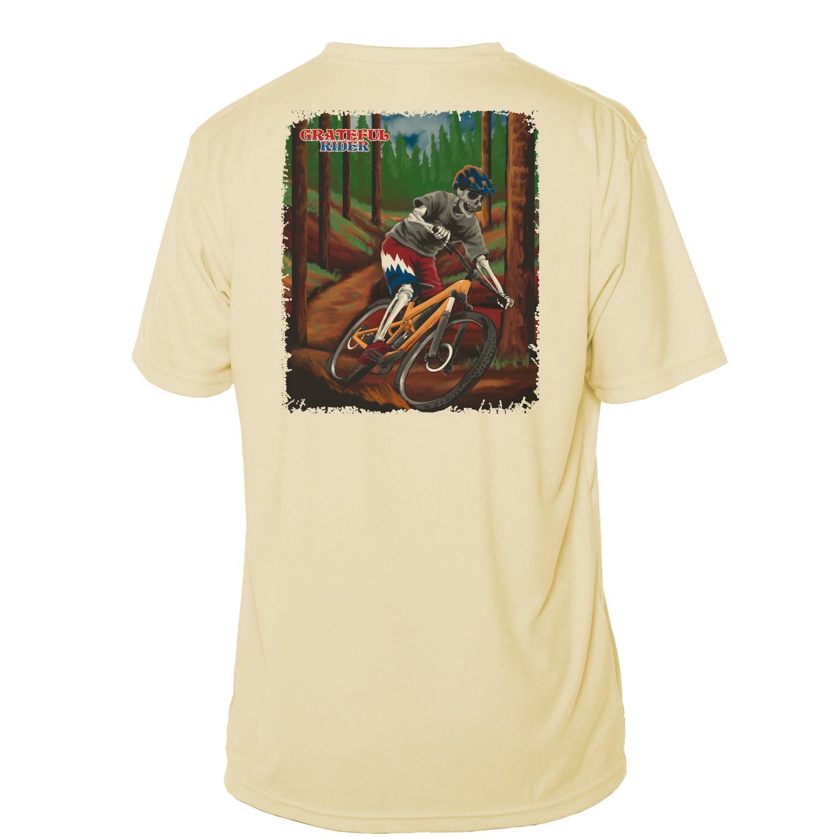 Grateful Rider Mountain Biker Short Sleeve UV Shirt