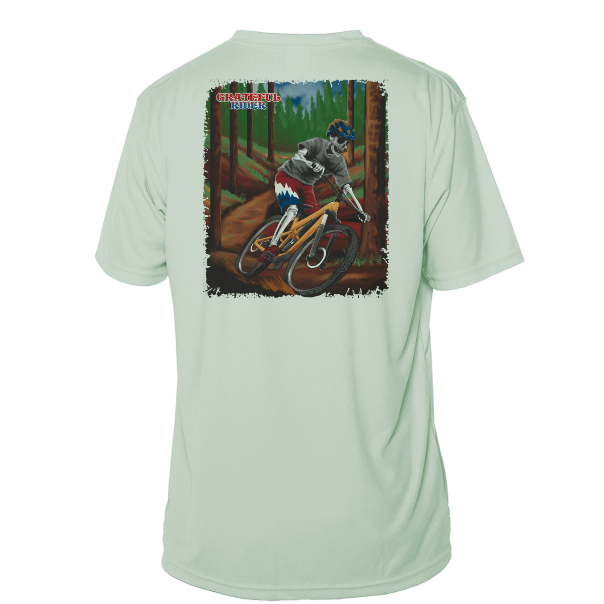 Grateful Rider Mountain Biker Short Sleeve UV Shirt