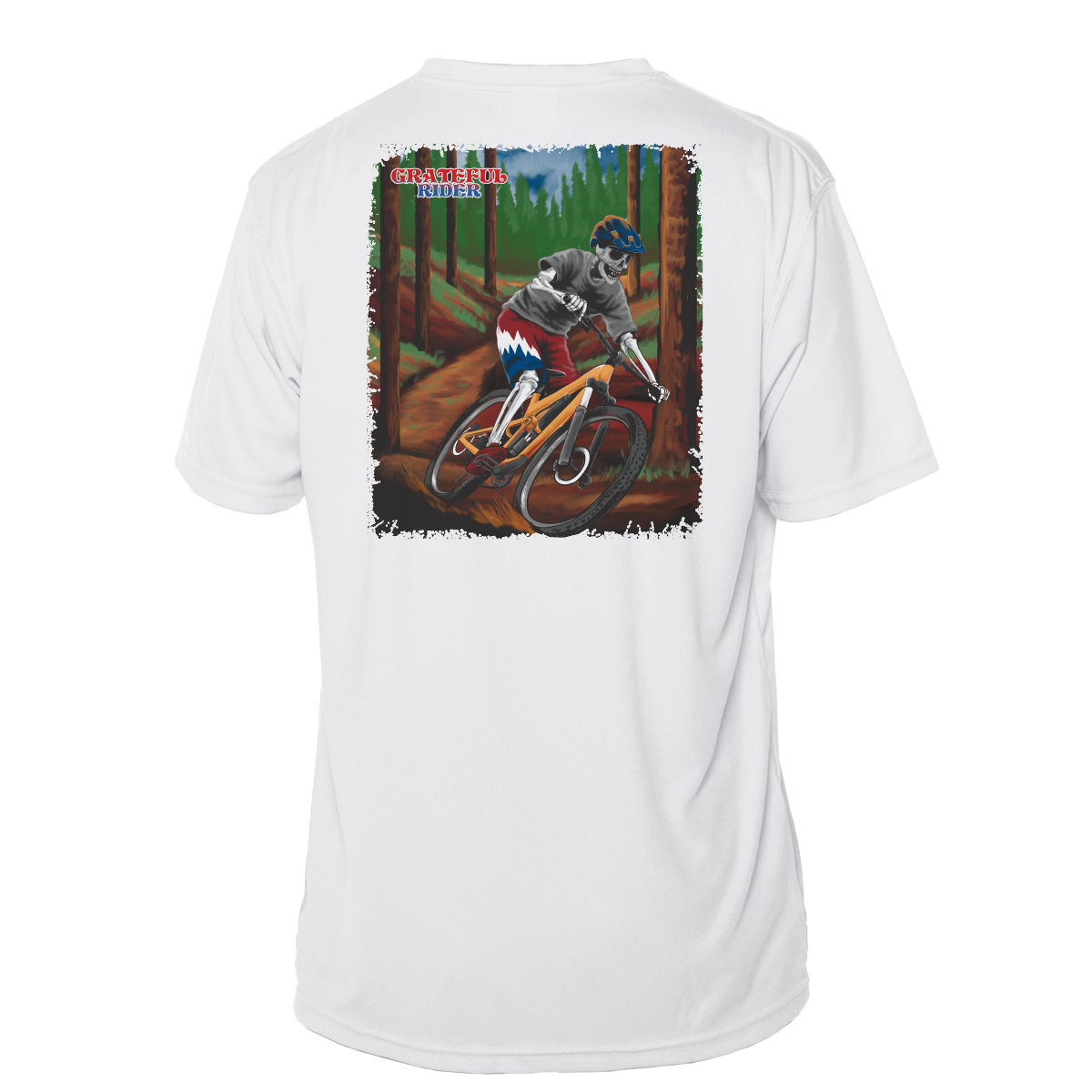 Grateful Rider Mountain Biker Short Sleeve UV Shirt