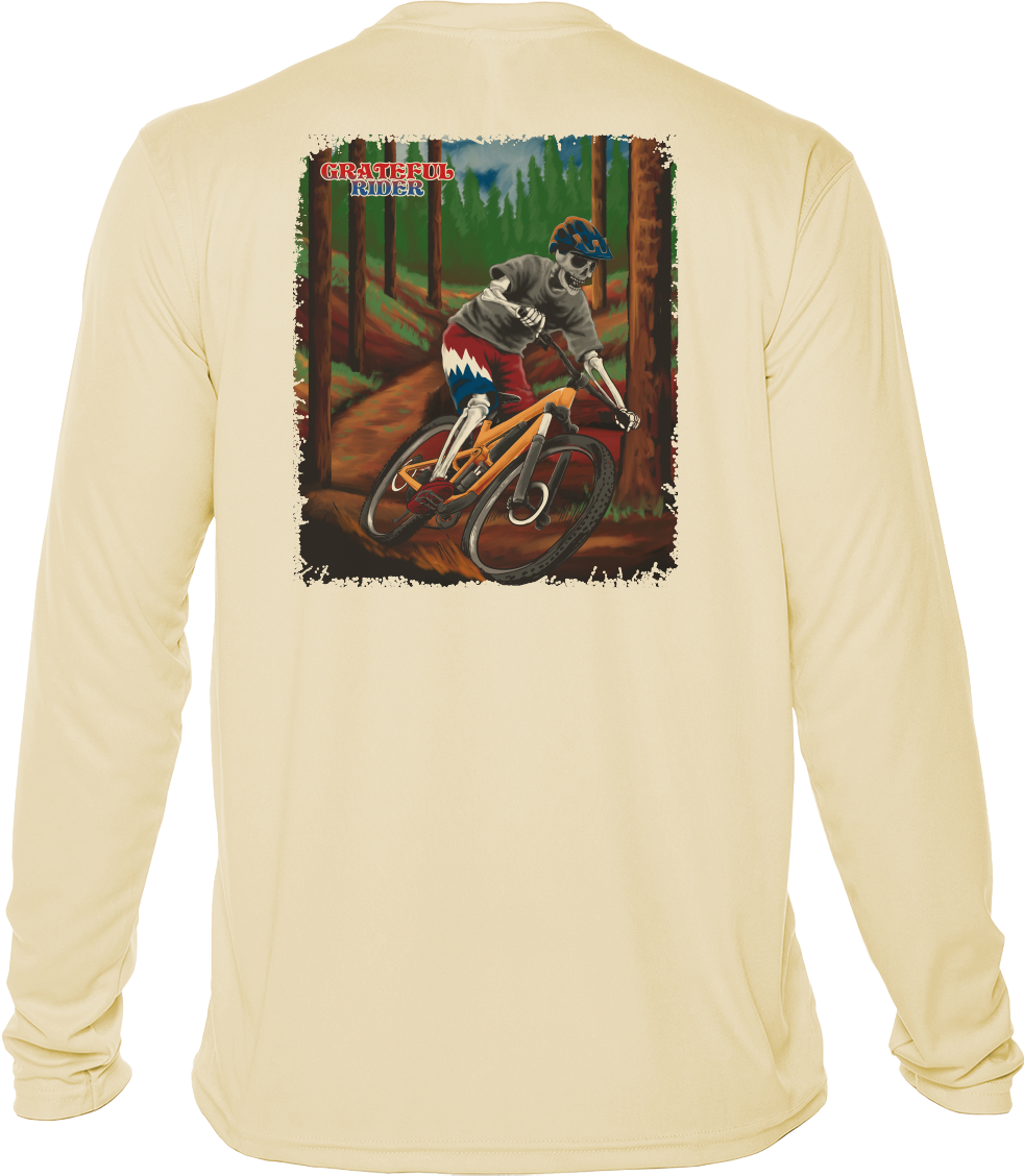 Grateful Rider Mountain Biker UV Shirt