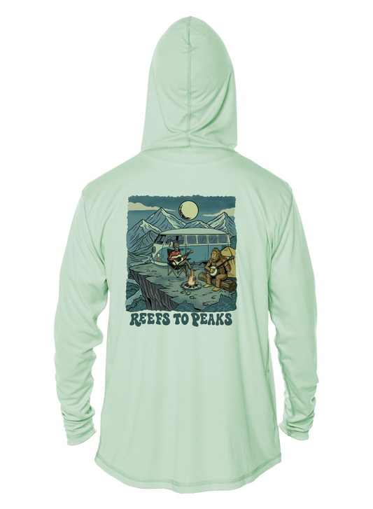 Campfire Jam UPF 50+ Performance Hoodie | Reefs to Peaks