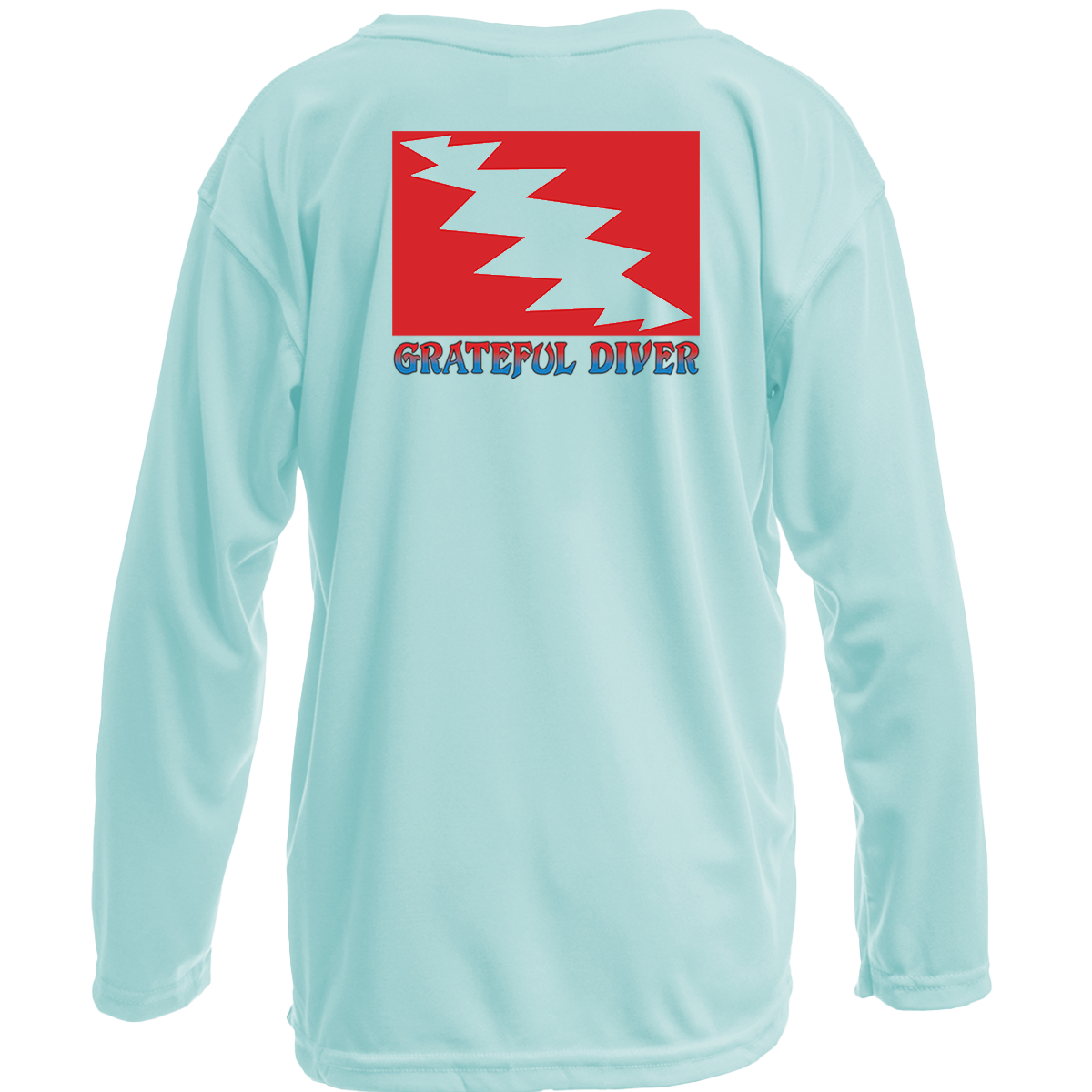 Grateful Diver Classic UV Shirt | Youth Sizes Youth LG / Arctic Blue