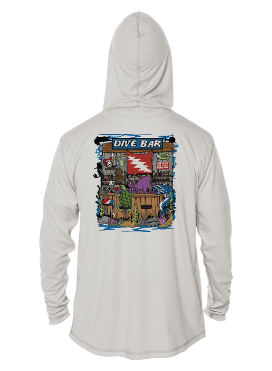Grateful Diver Dive Bar UV Hoodie