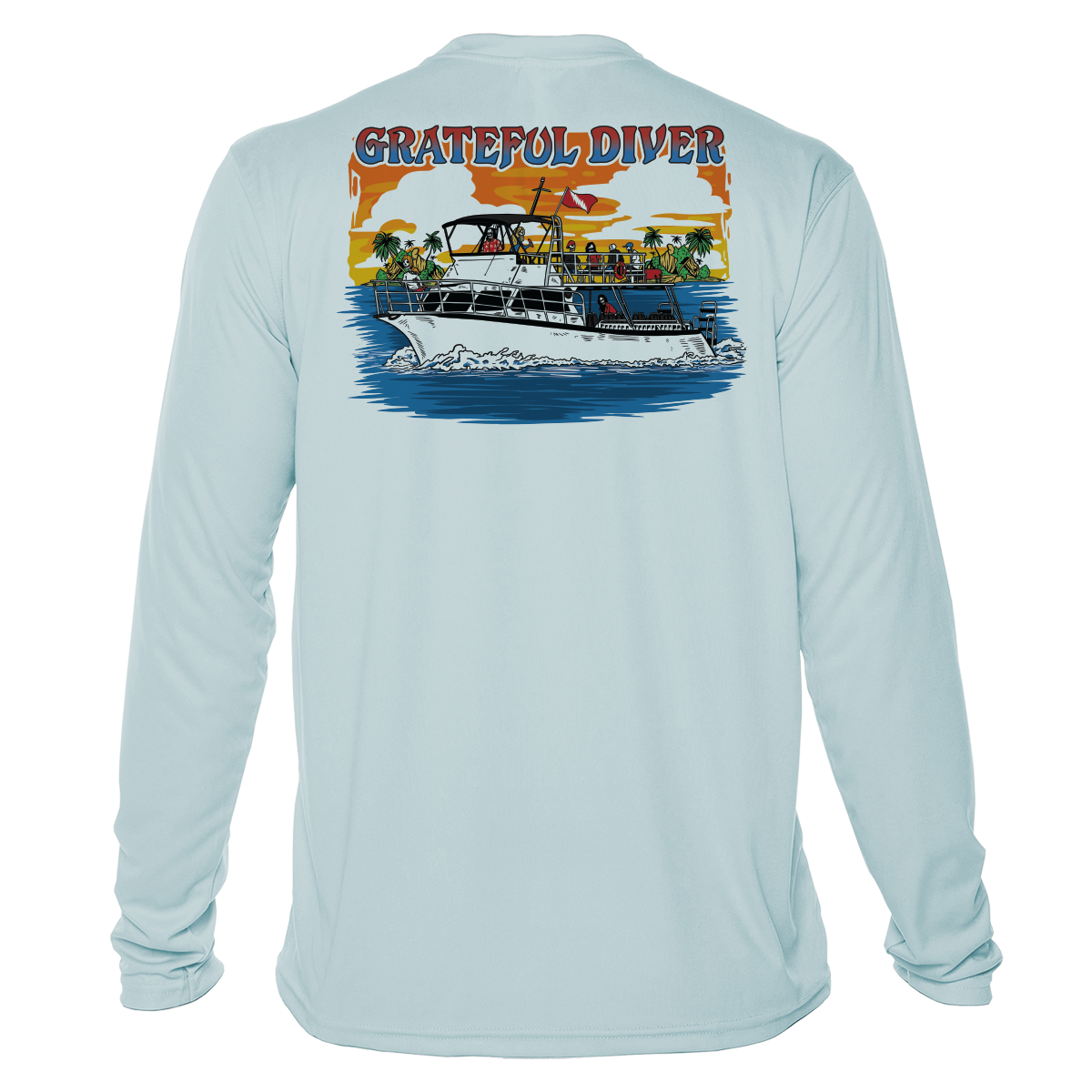 Grateful Diver Dive Boat UV Shirt