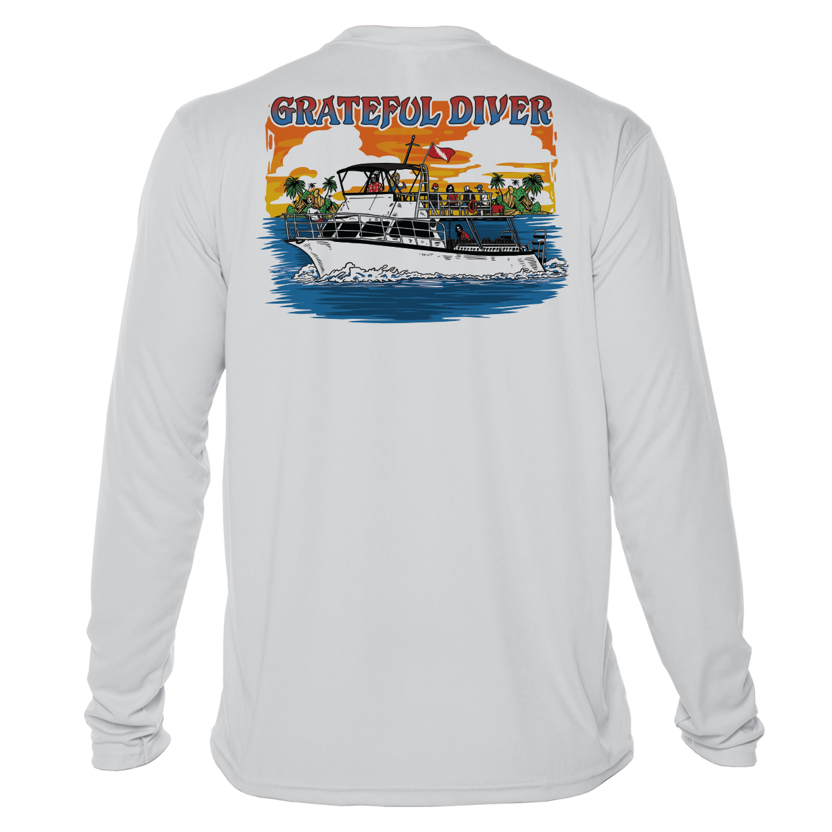 Grateful Diver Dive Boat UV Shirt