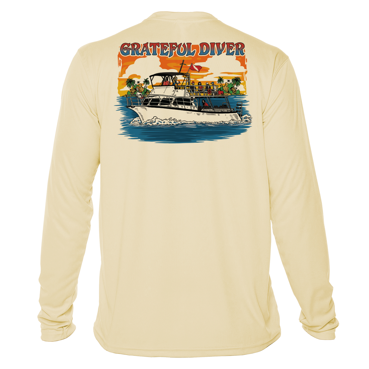 Grateful Diver Dive Boat UV Shirt