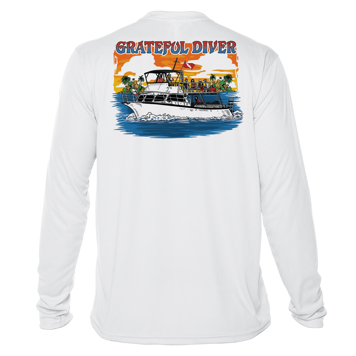 Grateful Diver Dive Boat UV Shirt