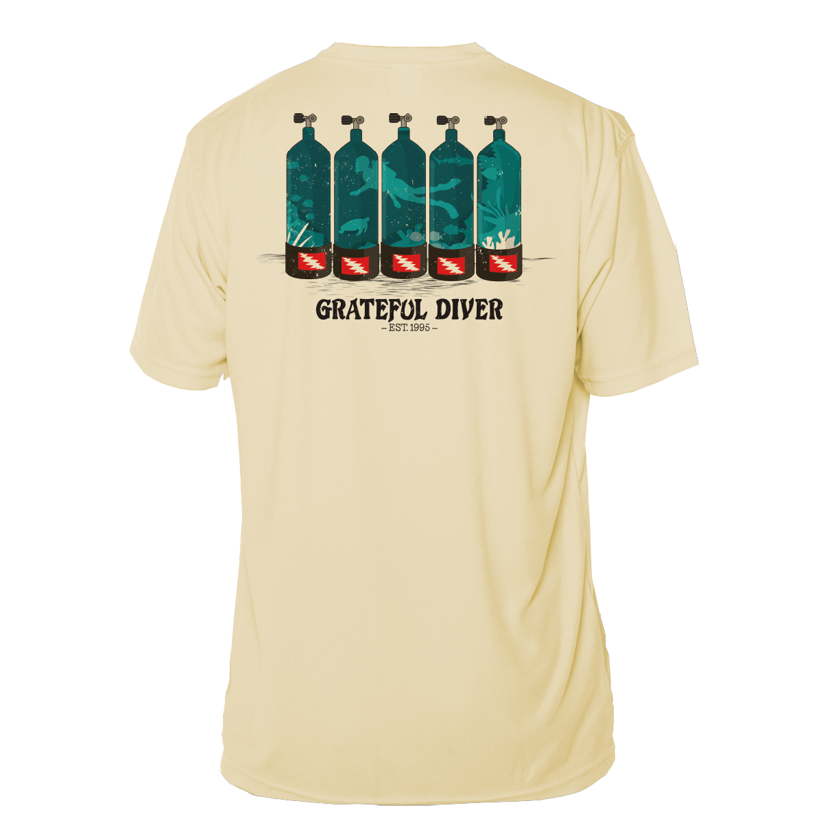 Grateful Diver Dive Tanks Short Sleeve UV Shirt
