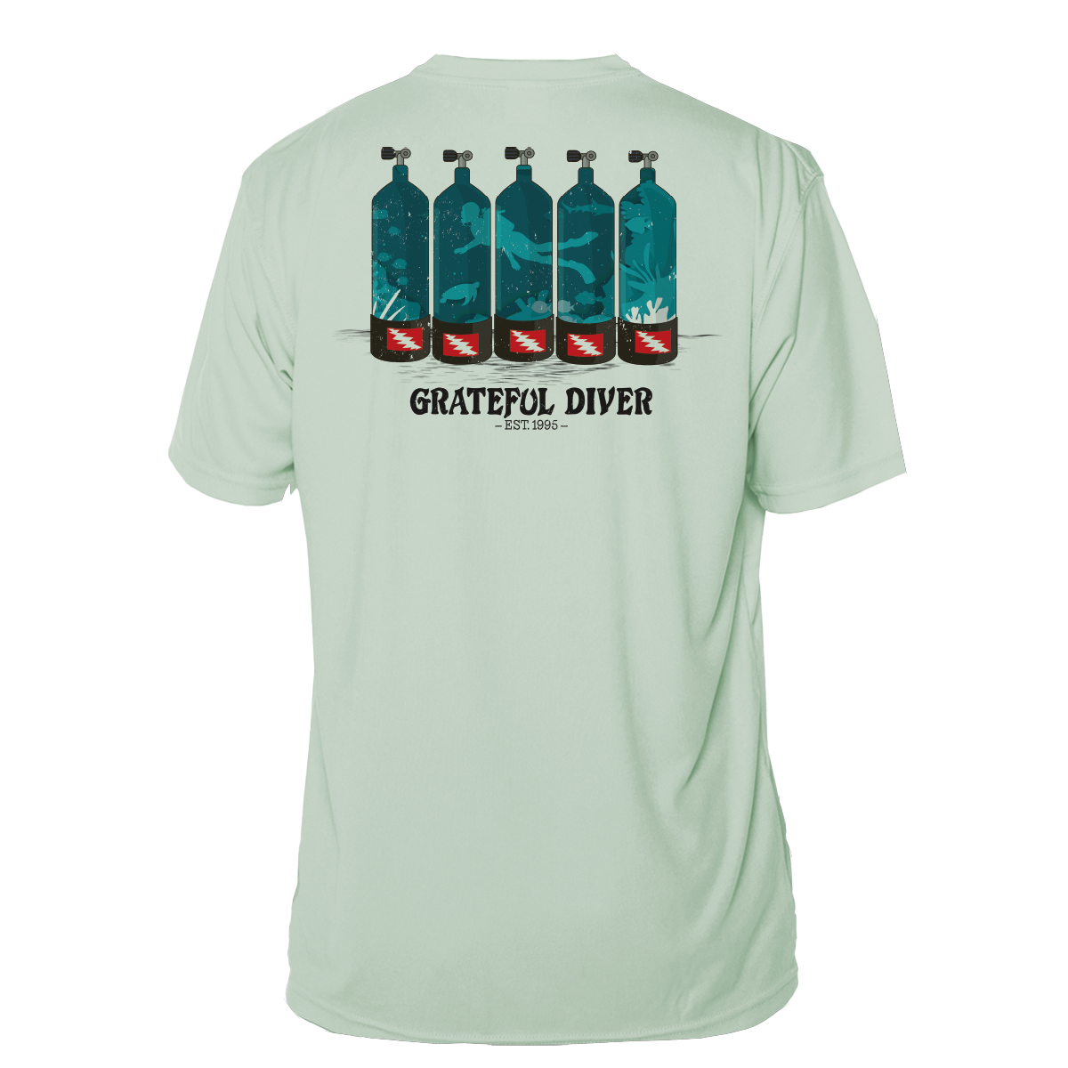 Grateful Diver Dive Tanks Short Sleeve UV Shirt