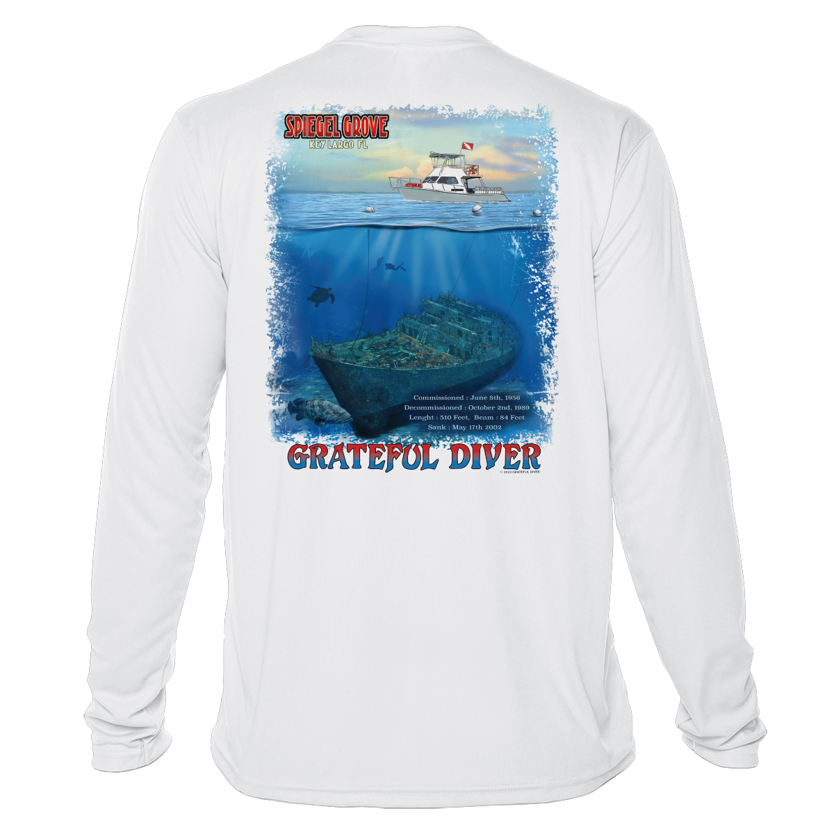 Grateful Diver Spiegel Grove UV Shirt
