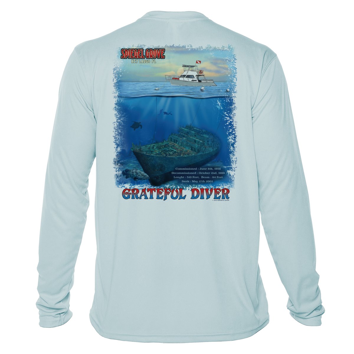 Grateful Diver Spiegel Grove UV Shirt