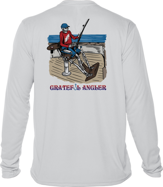 Fighting Chair UPF 50+ Long Sleeve Shirt | Grateful Angler