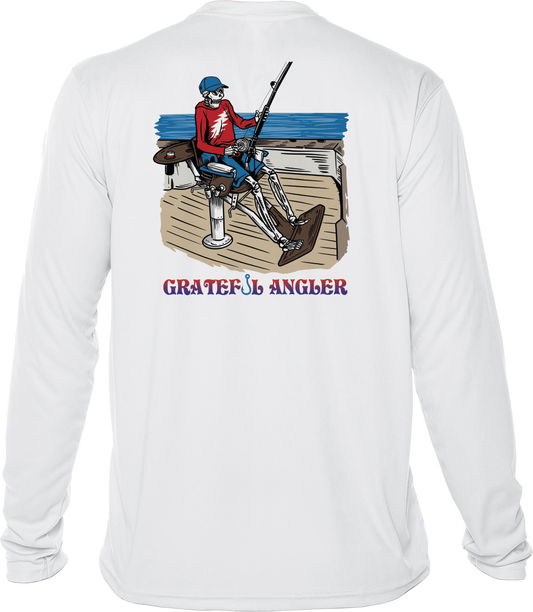 Fighting Chair UPF 50+ Long Sleeve Shirt | Grateful Angler