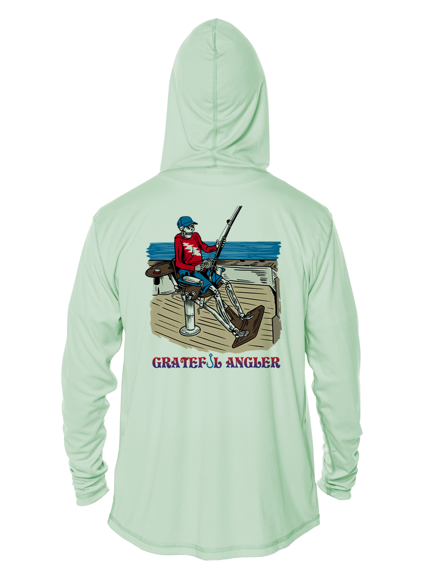Grateful Angler Fighting Chair UV Hoodie