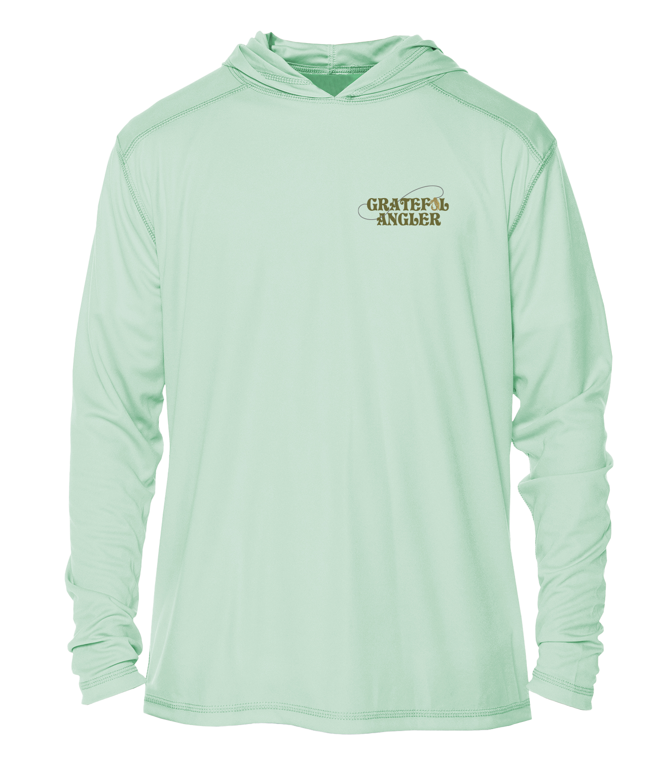 Grateful Angler Fly Fishing Sugar Skull UV Hoodie