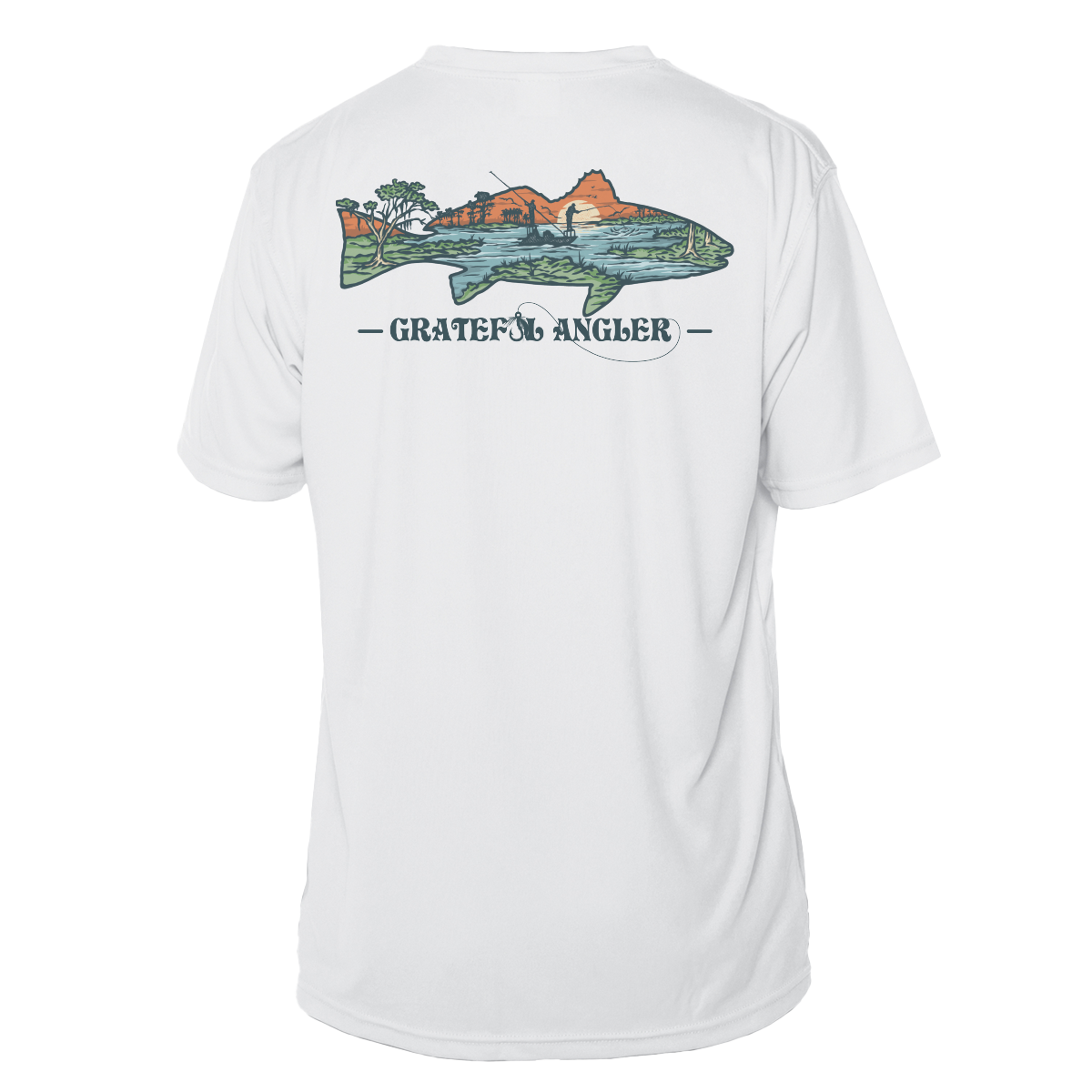 Grateful Angler Lowcountry Redfish Short Sleeve UV Shirt