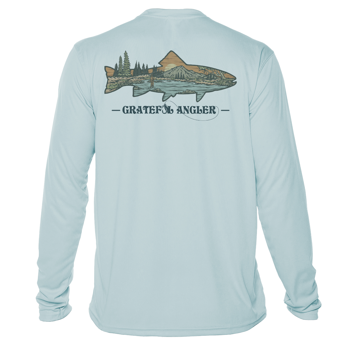 Grateful Angler Mountain Trout UV Shirt