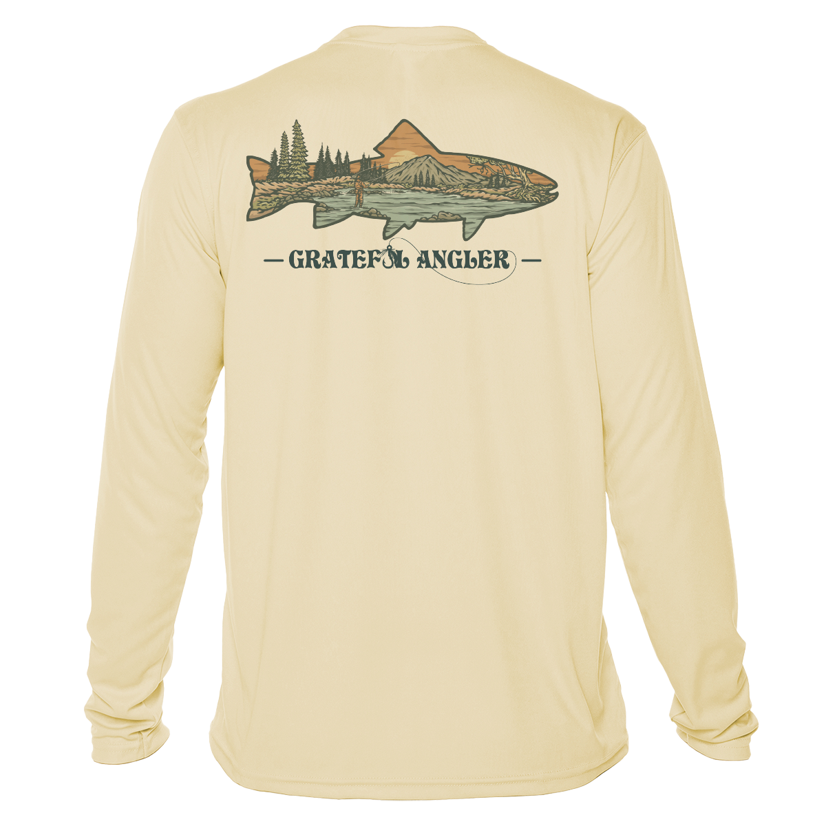 Grateful Angler Mountain Trout UV Shirt