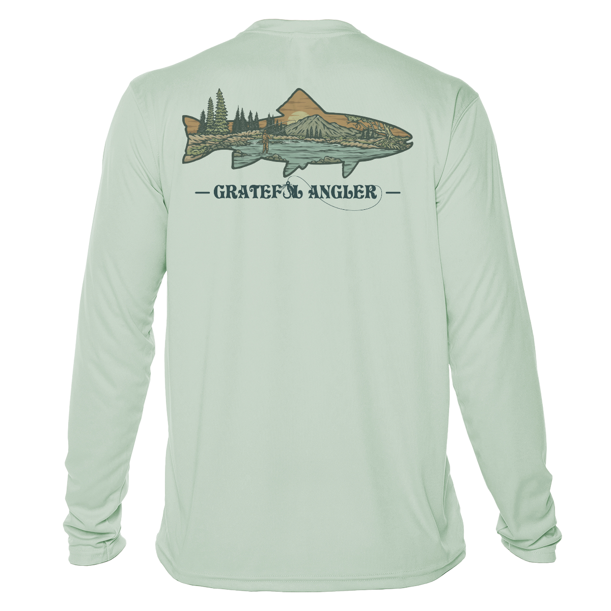 Grateful Angler Mountain Trout UV Shirt