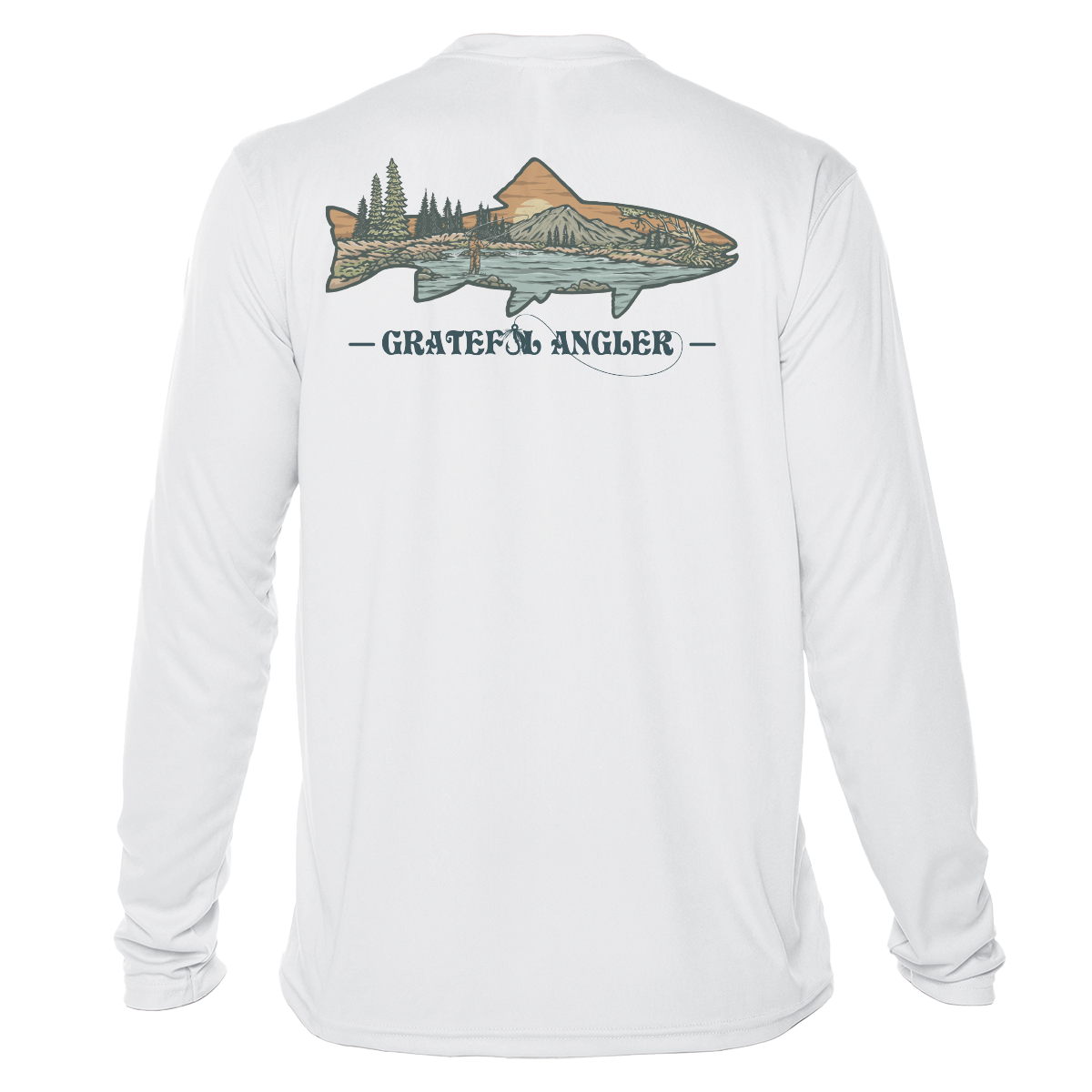 Grateful Angler Mountain Trout UV Shirt