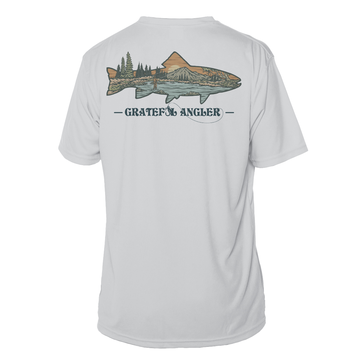 Grateful Angler Mountain Trout Short Sleeve UV Shirt