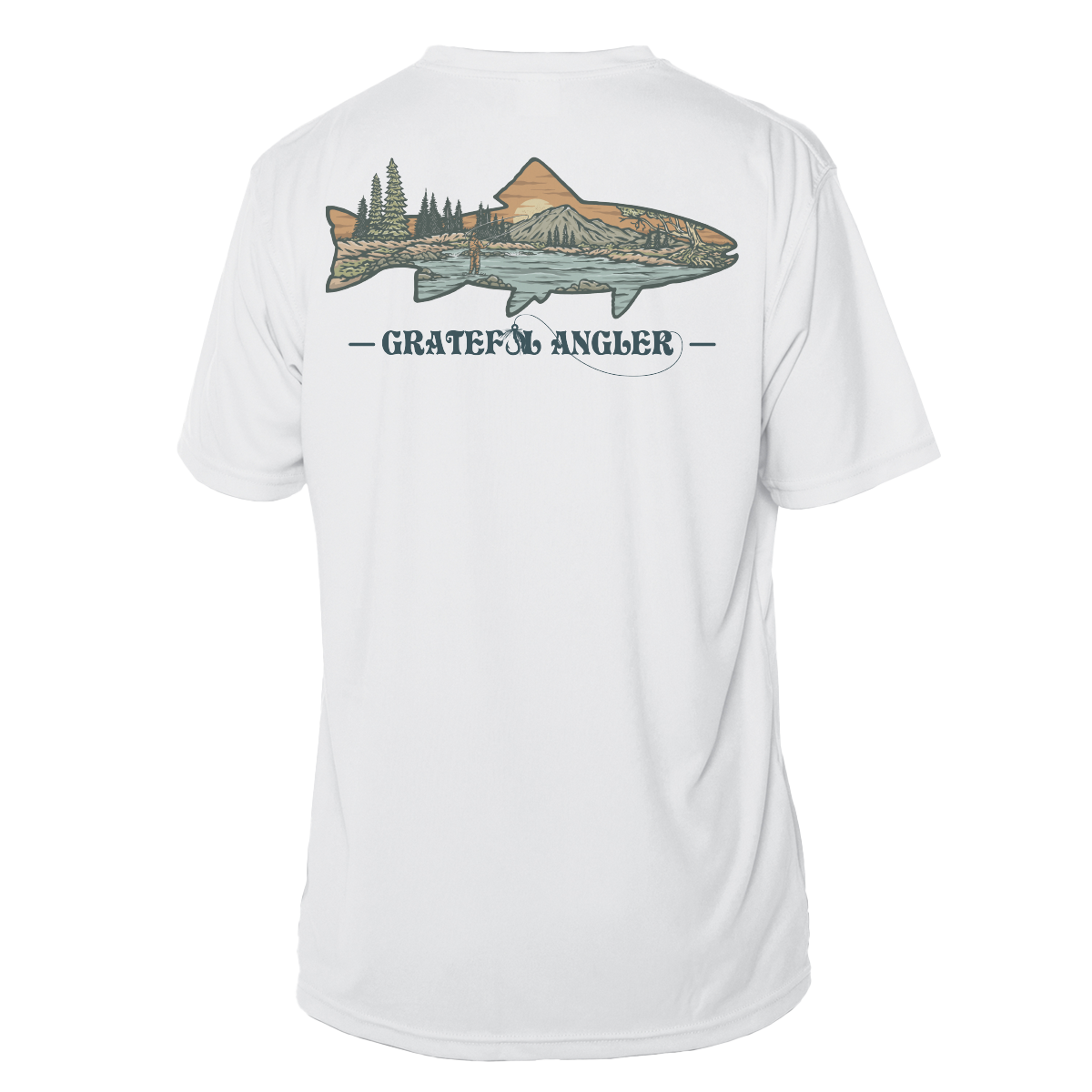 Grateful Angler Mountain Trout Short Sleeve UV Shirt