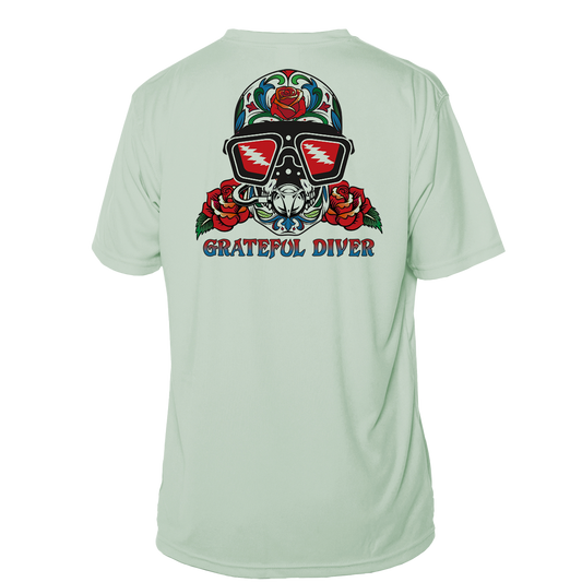 Grateful Diver Sugar Skull Short Sleeve UV Shirt