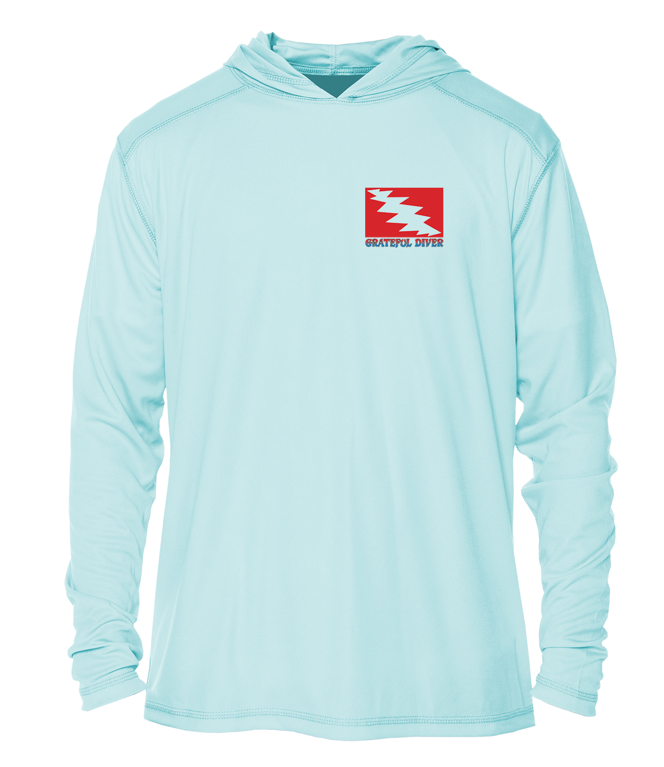 Psychedelic Octopus UPF 50+ Performance Hoodie | Grateful Diver