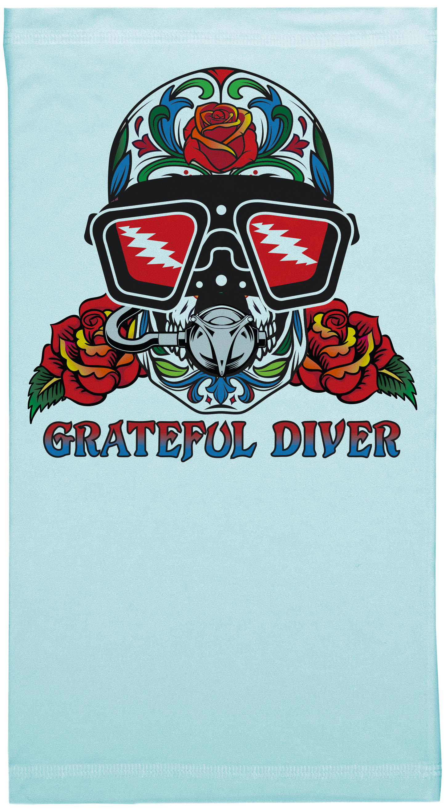 Grateful Diver Sugar Skull Neck Gaiter