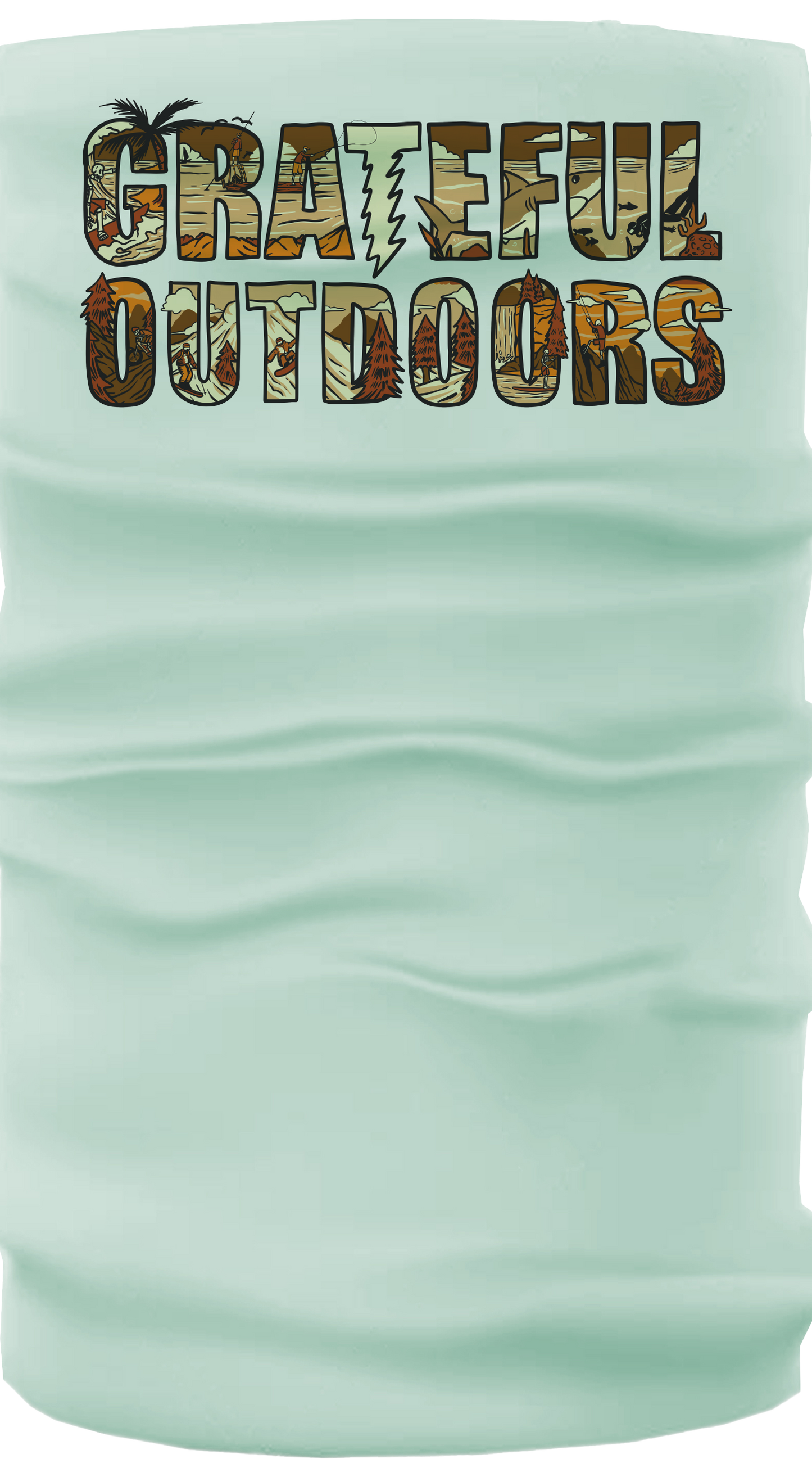 Grateful Outdoors Logo Neck Gaiter