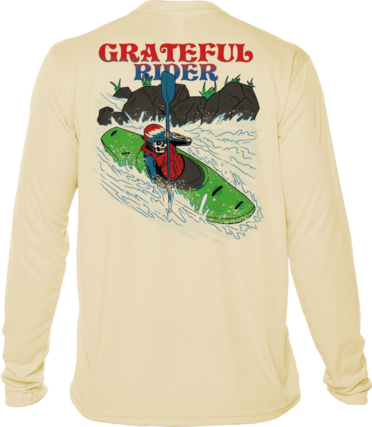 Grateful Rider Whitewater Kayaking UV Shirt