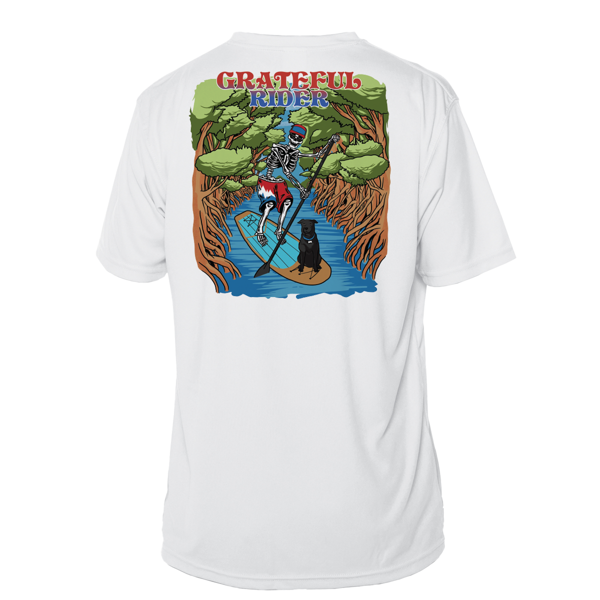 Grateful Rider Paddleboarder Short Sleeve UV Shirt