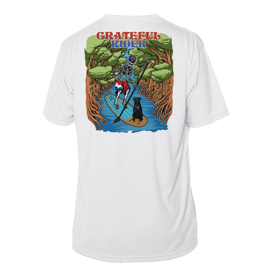 Grateful Rider Paddleboarder Short Sleeve UV Shirt
