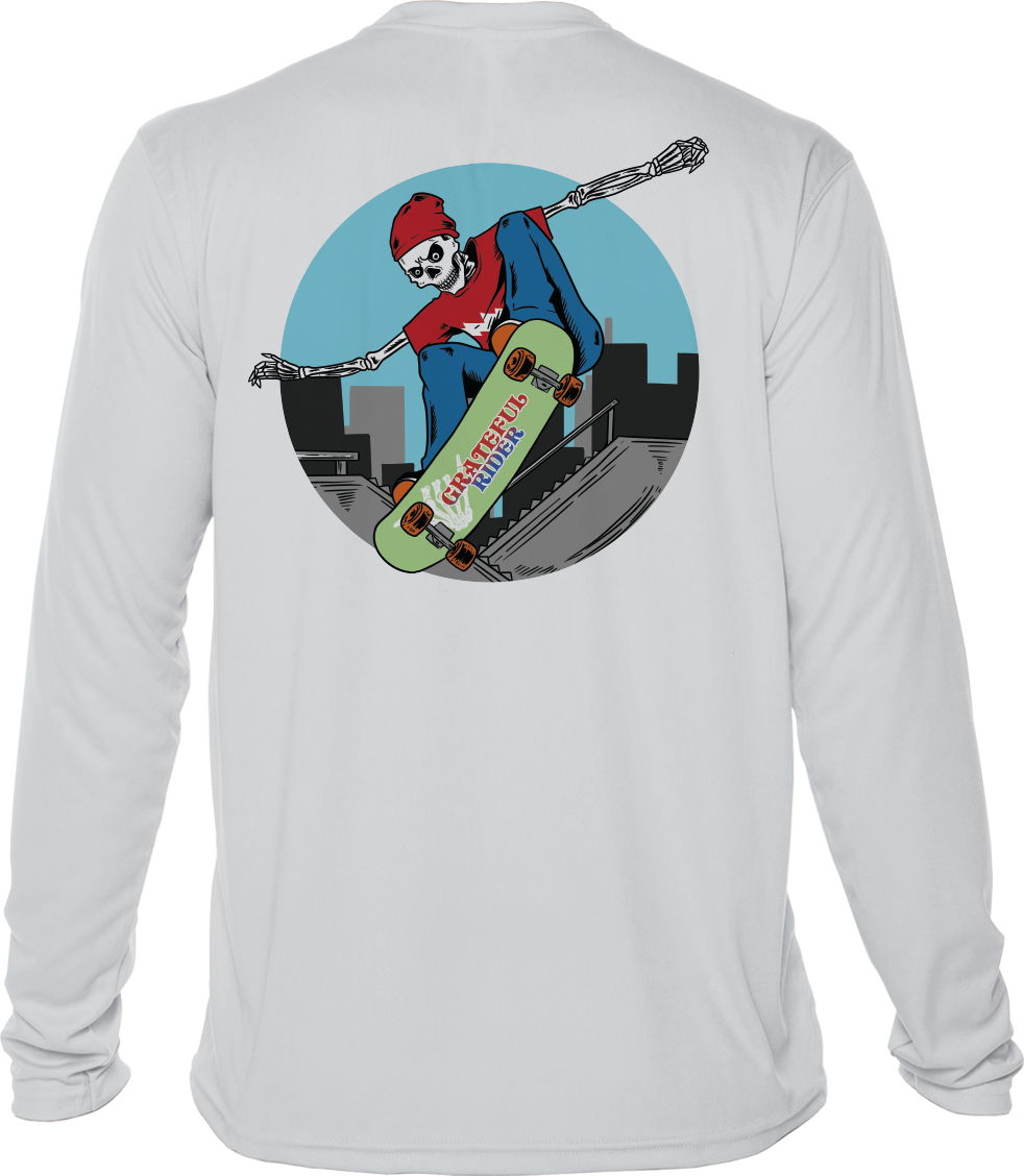 Grateful Rider Skateboarder UV Shirt