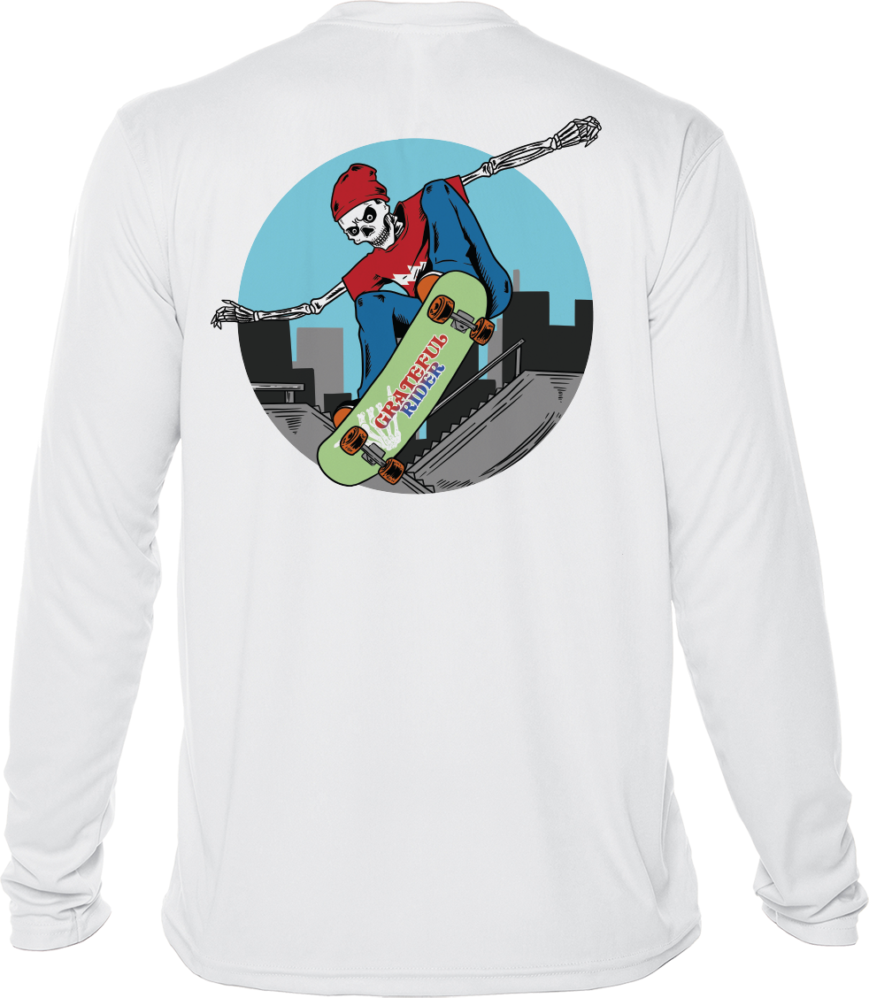 Grateful Rider Skateboarder UV Shirt