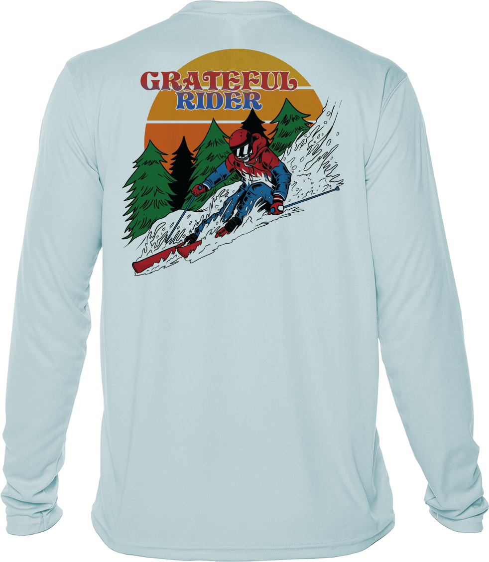 Grateful Rider Downhill Skier UV Shirt