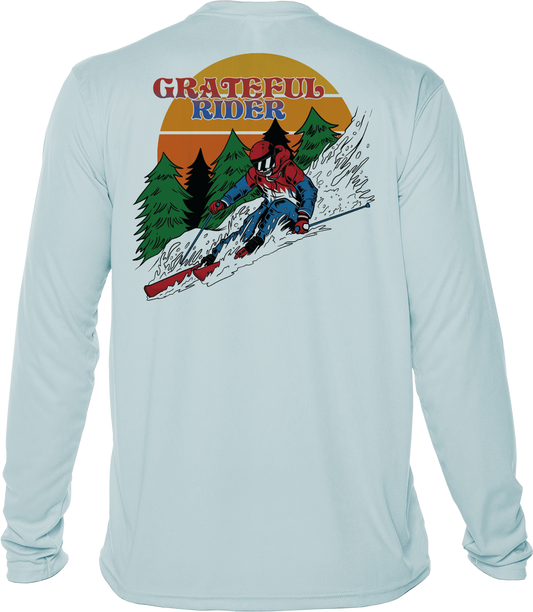 Grateful Rider Downhill Skier UV Shirt