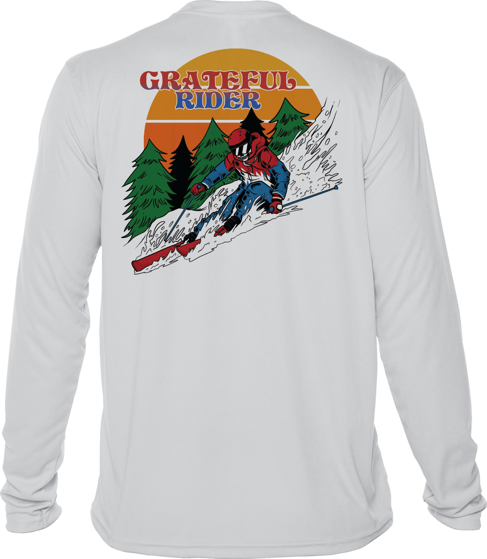 Grateful Rider Downhill Skier UV Shirt