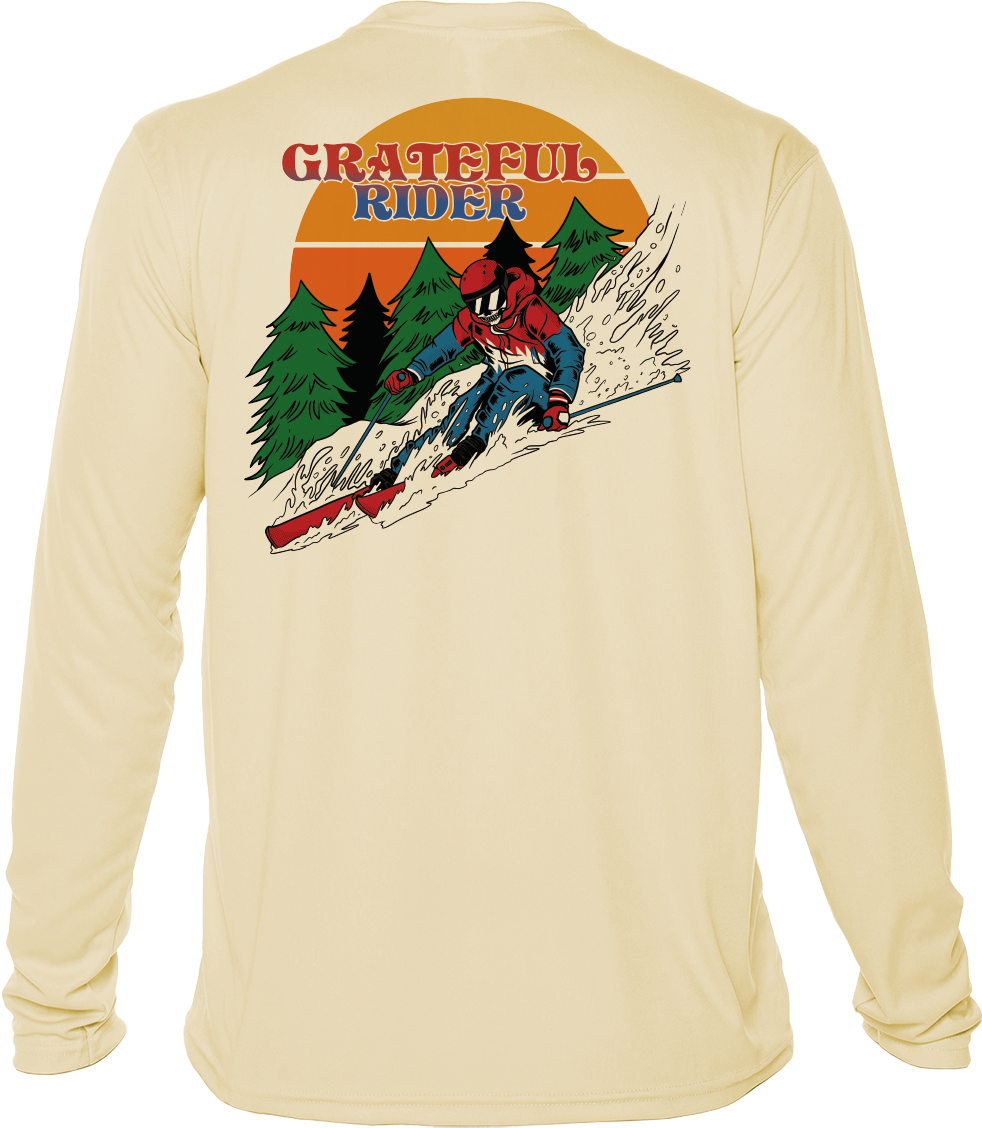 Grateful Rider Downhill Skier UV Shirt