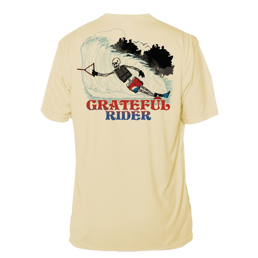 Grateful Rider Slalom Skier Short Sleeve UV Shirt