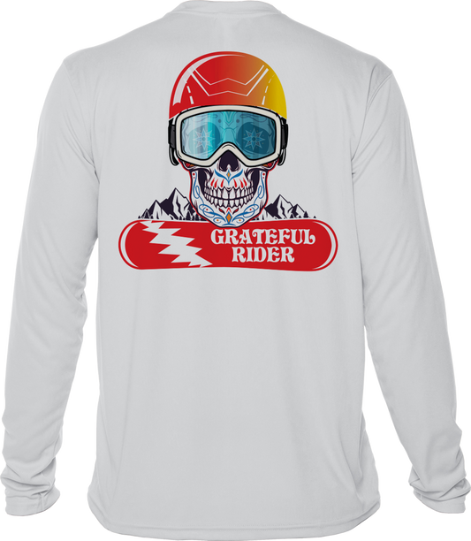 Grateful Rider Snowboarding Sugar Skull UV Shirt