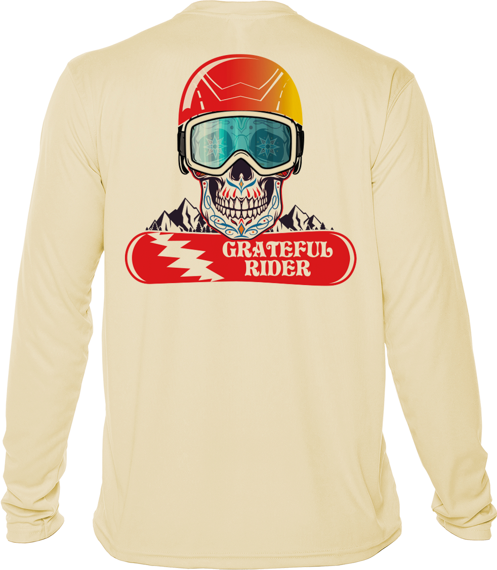 Grateful Rider Snowboarding Sugar Skull UV Shirt