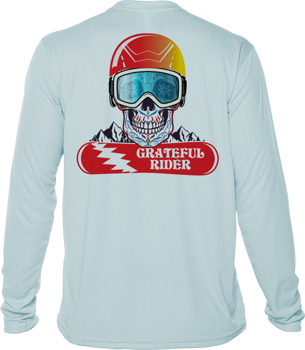 Grateful Rider Snowboarding Sugar Skull UV Shirt