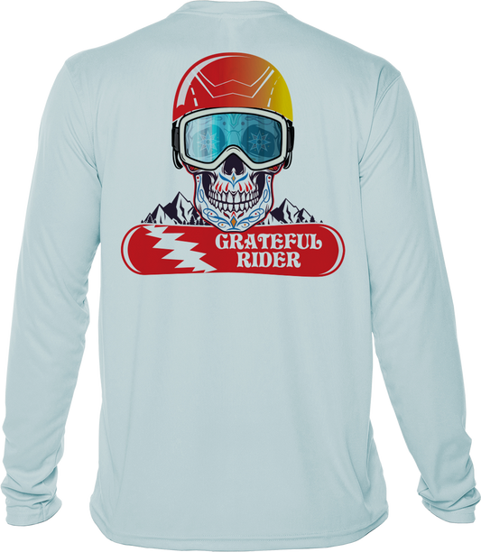 Grateful Rider Snowboarding Sugar Skull UV Shirt