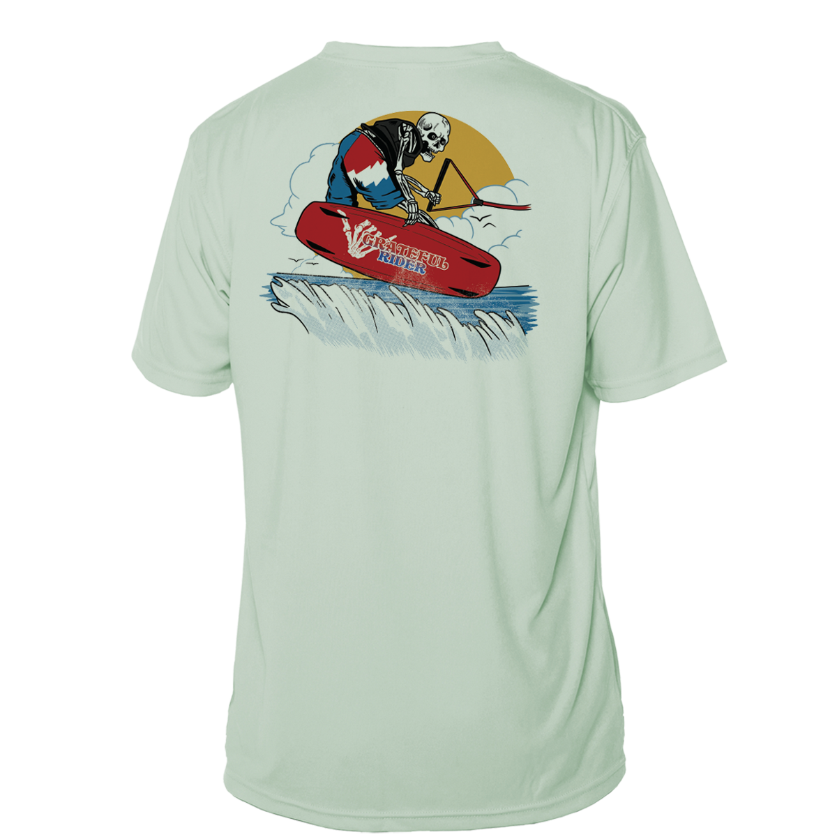 Grateful Rider Wakeboarder Short Sleeve UV Shirt