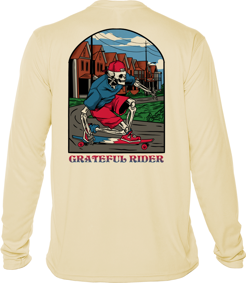 Grateful Rider Longboarder UV Shirt